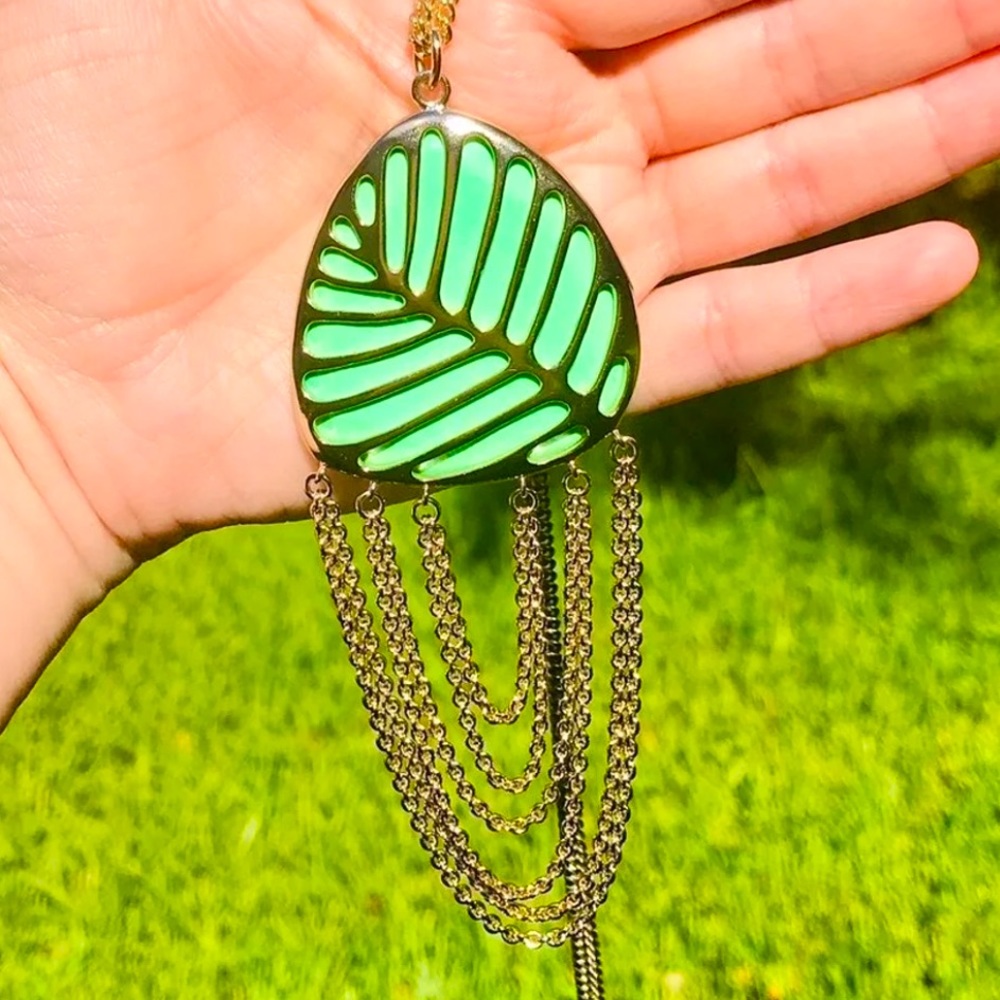 Kendra Scott Ashlyn Reversable Necklace in Mint